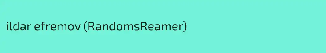 ildar efremov (RandomsReamer)